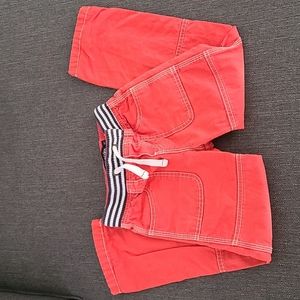 Mini Boden Bright Orange Pants Boys 6